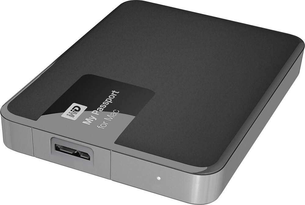 Best Buy WD My Passport for Mac 2TB External USB 3.0/2.0 Portable Hard