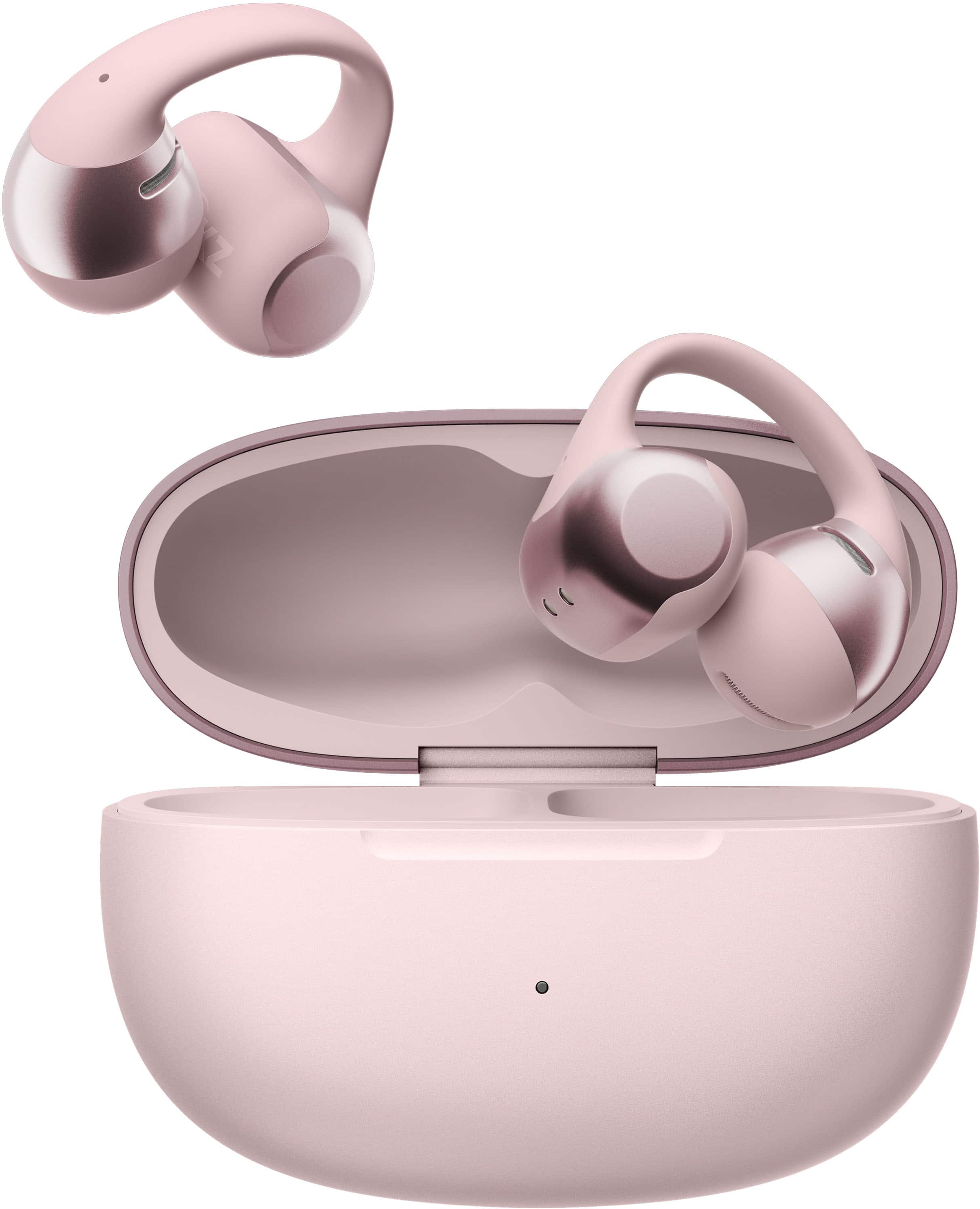Alt View 1. Shokz - OpenDots ONE Open-Ear Clip-On True Wireless Bluetooth Earbuds - Pink.