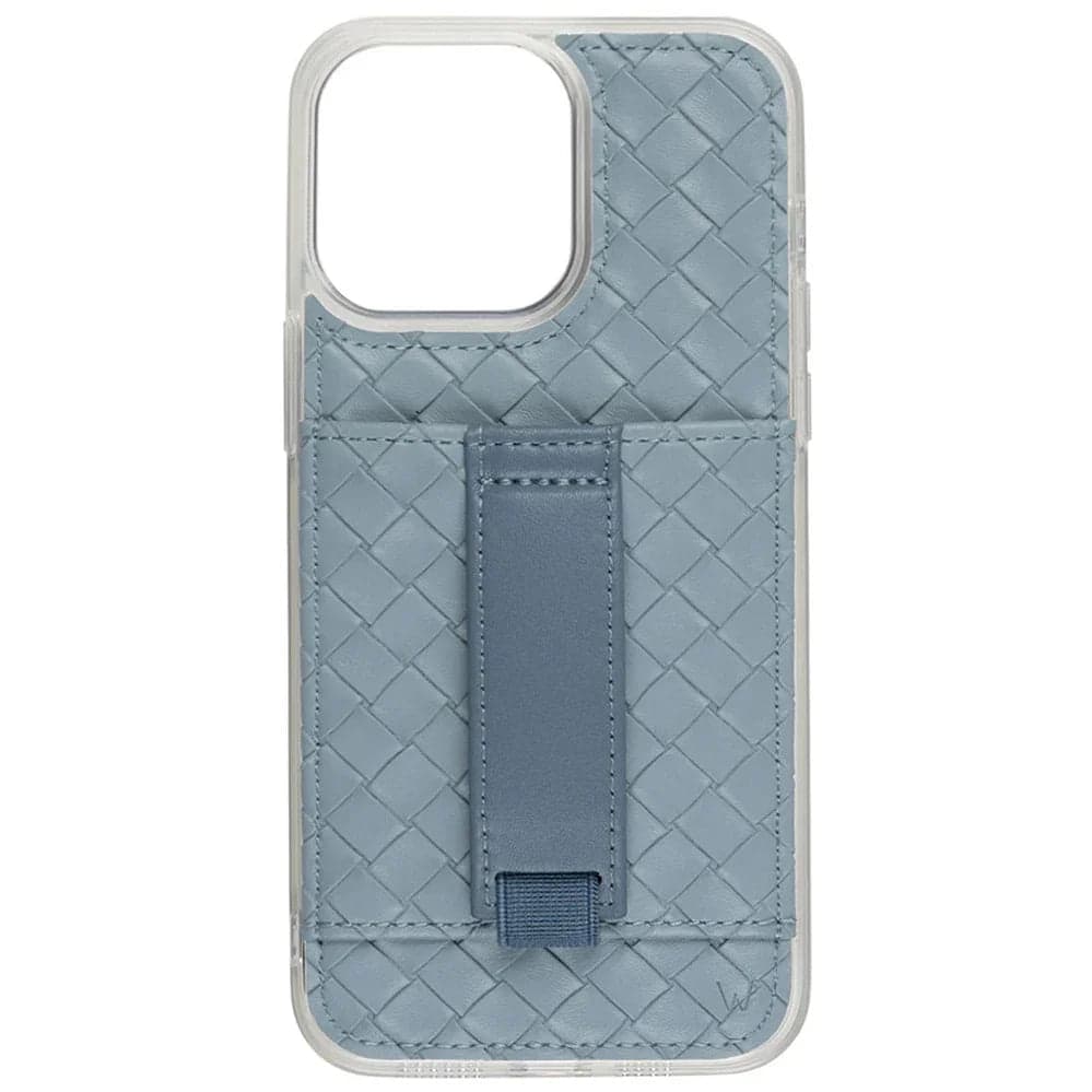 Walli Cases - iPhone 12 Phone Case with Wallet and Finger Strap - Skyline Weave
