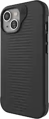 Front. ZAGG - ZAGG Luxe Snap iPhone 15/14/13 Case - Protective- Black - Black.