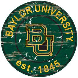 Fan Creations - Baylor Bears 23.5" Distressed Round Sign - Multicolor