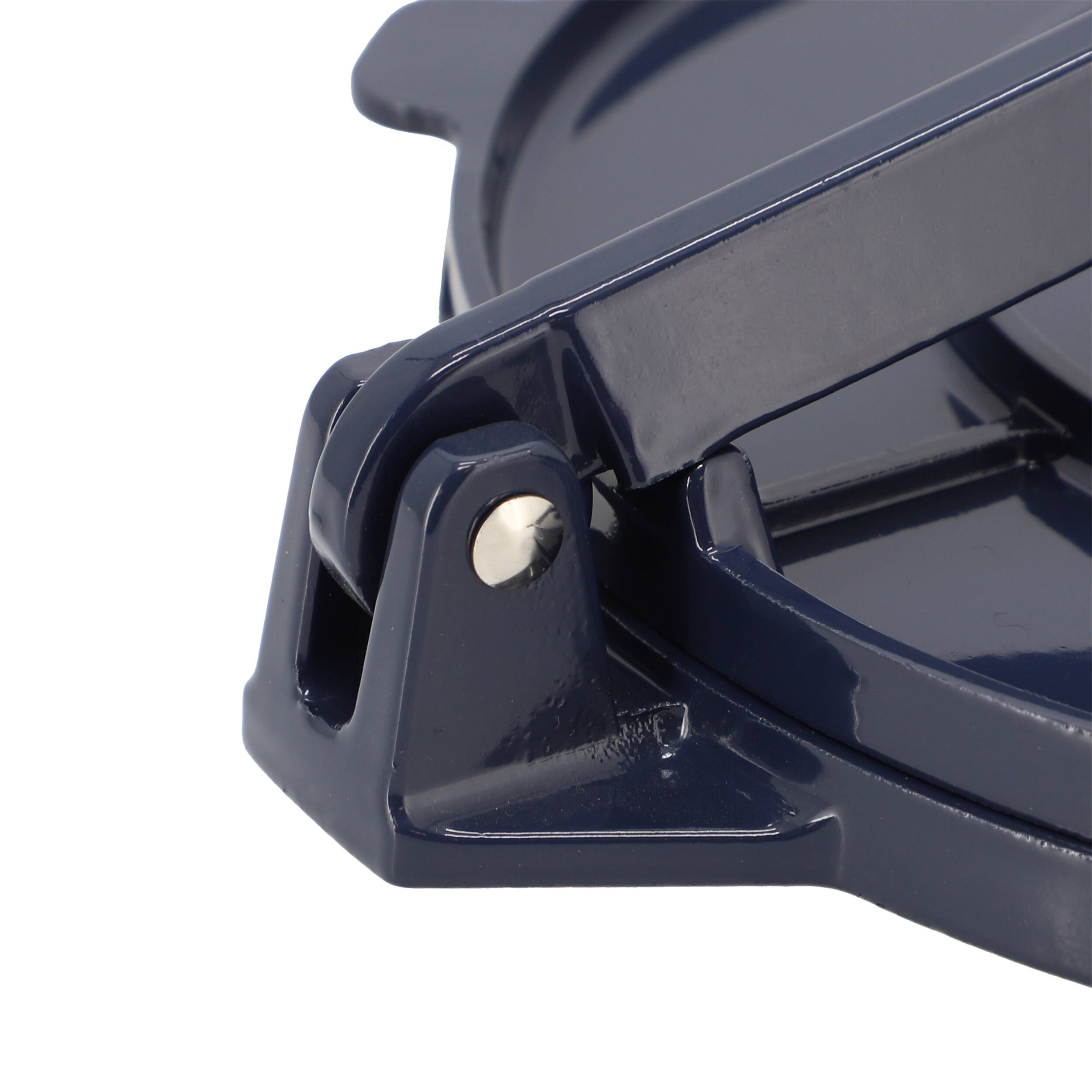 Alt View 4. Oster - Oster Ravello 8 Inch Cast Aluminum Round Tortilla Press in Blue - Blue.