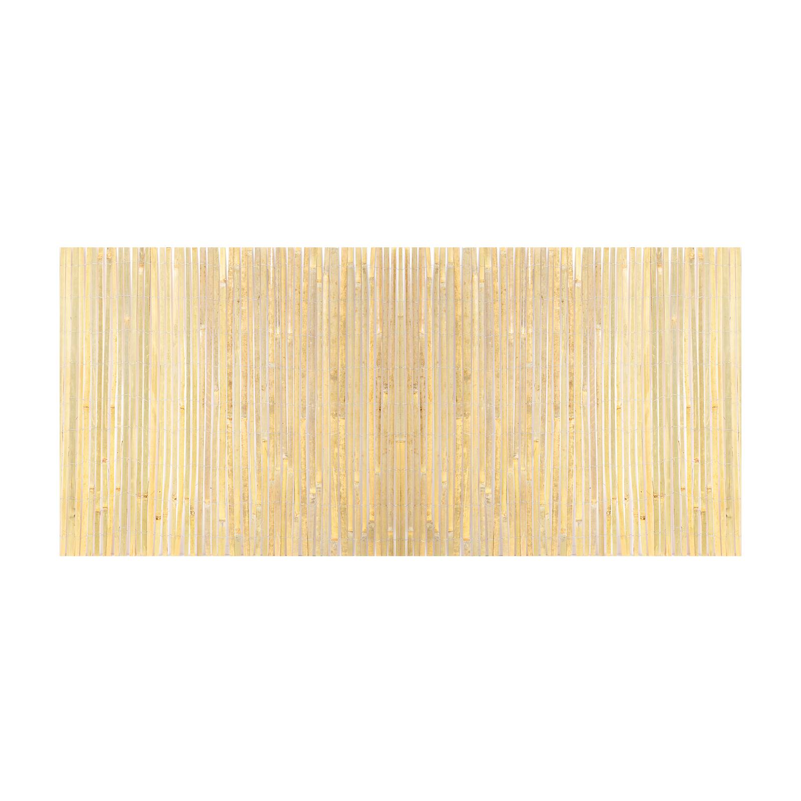 Alt View 5. VEVOR - Natural Bamboo Slat Screening, Eco-Friendly Privacy Bamboo Slat Fence, 3 ft H x 19.6 ft L Decorative Bamboo Screen Panel - Natural Wood.