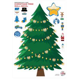 Fan Creations - Los Angeles Chargers Holiday Wall Decal - Multicolor