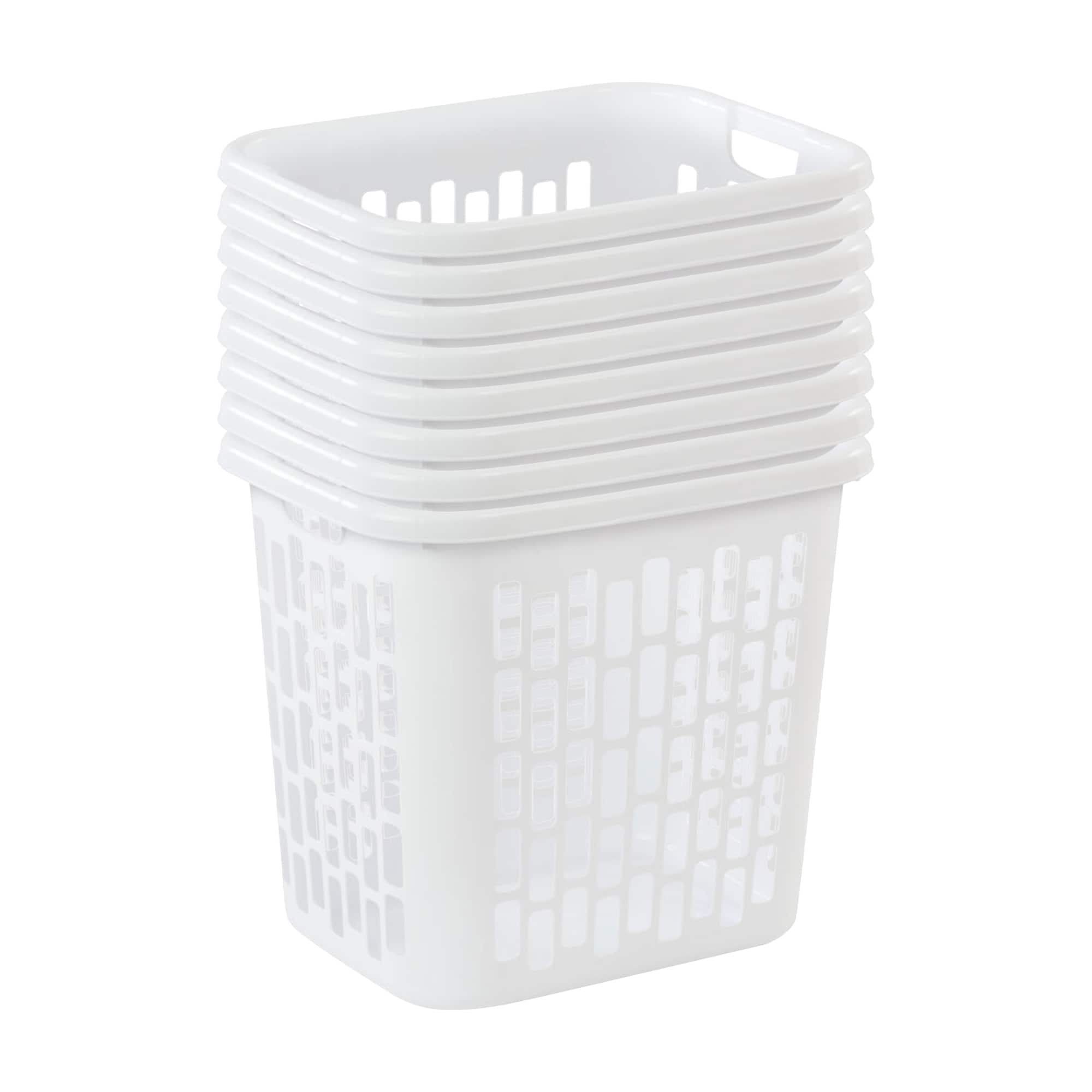 Sterilite - Ultra Easy Carry Plastic Dirty Clothes Laundry Basket Hamper, (8 Pack) - White price history on PriceWatchPro