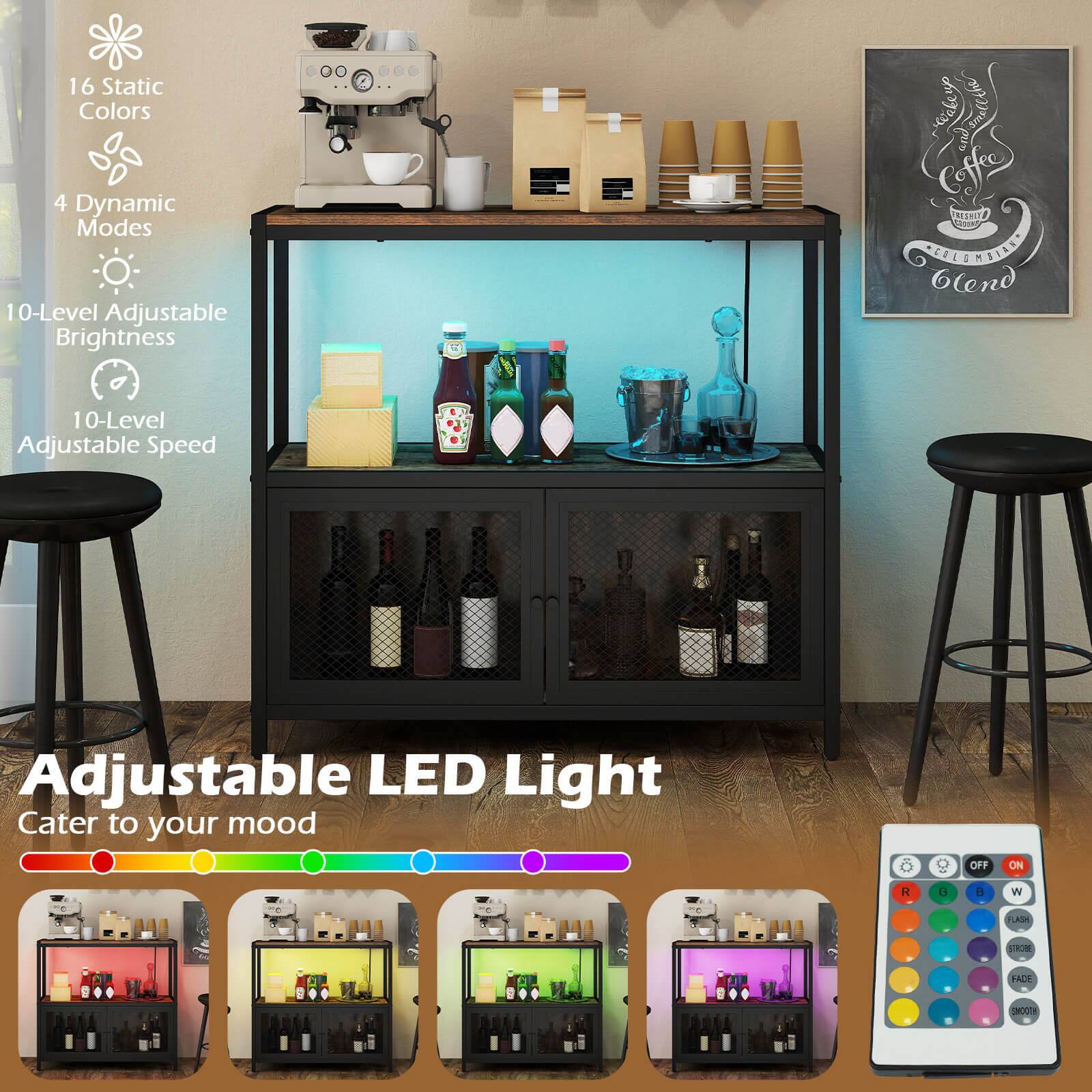 16 Static Colors  
4 Dynamic Modes  
10-Level Adjustable Brightness  
10-Level Adjustable Speed  

Adjustable LED Light  
Cater to your mood  

OFF  
ON  
R  
G  
B  
W  
FLASH  
BOOKE  
FADE  
SMOOTH