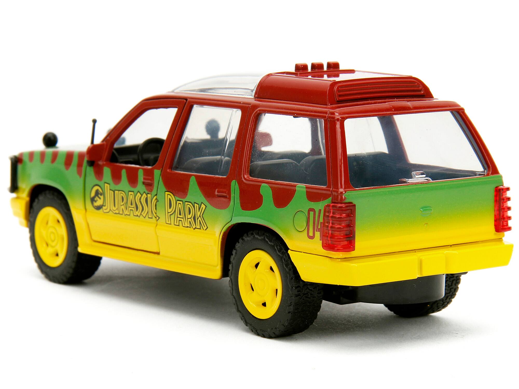 Jada Ford Explorer 1/32 Diecast Red Yellow Green 
