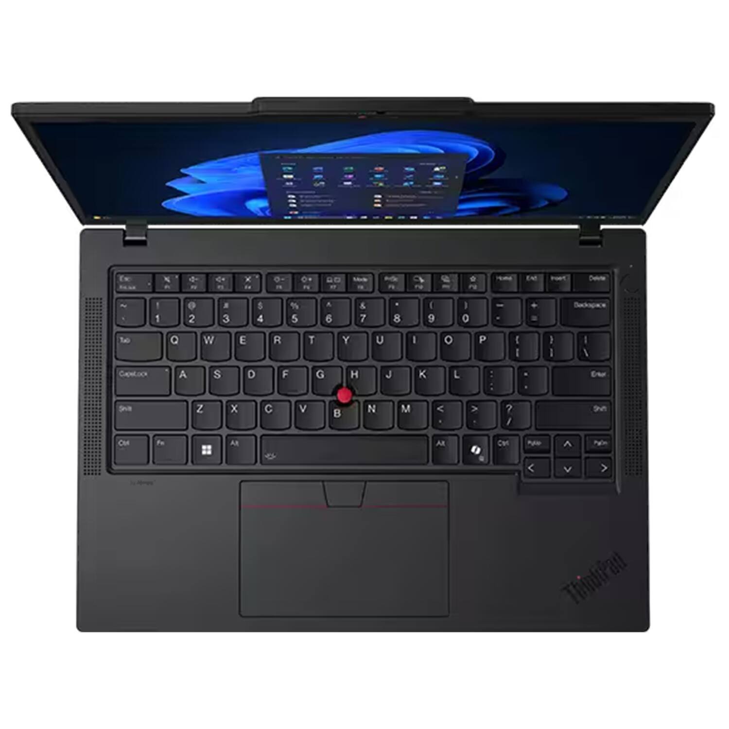 Sure, here is the corrected and grouped text from the image:

**Keyboard Layout:**
- Q W E R T Y U I O P
- A S D F G H J K L ; '
- Z X C V B N M , . /
- 1 2 3 4 5 6 7 8 9 0 - +
- Shift Caps Lock Ctrl Alt Spacebar Alt Fn

**Special Keys:**
- Fn
- Windows
- Backspace
- Enter
- Delete
- Insert
- Home
- End
- Page Up
- Page Down
- Arrow Keys (Up, Down, Left, Right)

**Touchpad:**
- Left Click
- Right Click
- Middle Click

**Branding:**
- ThinkPad

**Other:**
- Sackopace
- Copelock
- Sea
- AR
- Palle