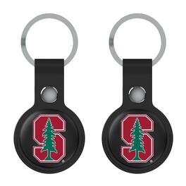 Keyscaper - Stanford Cardinal Two-Pack AirTag Holders - No Size - Black