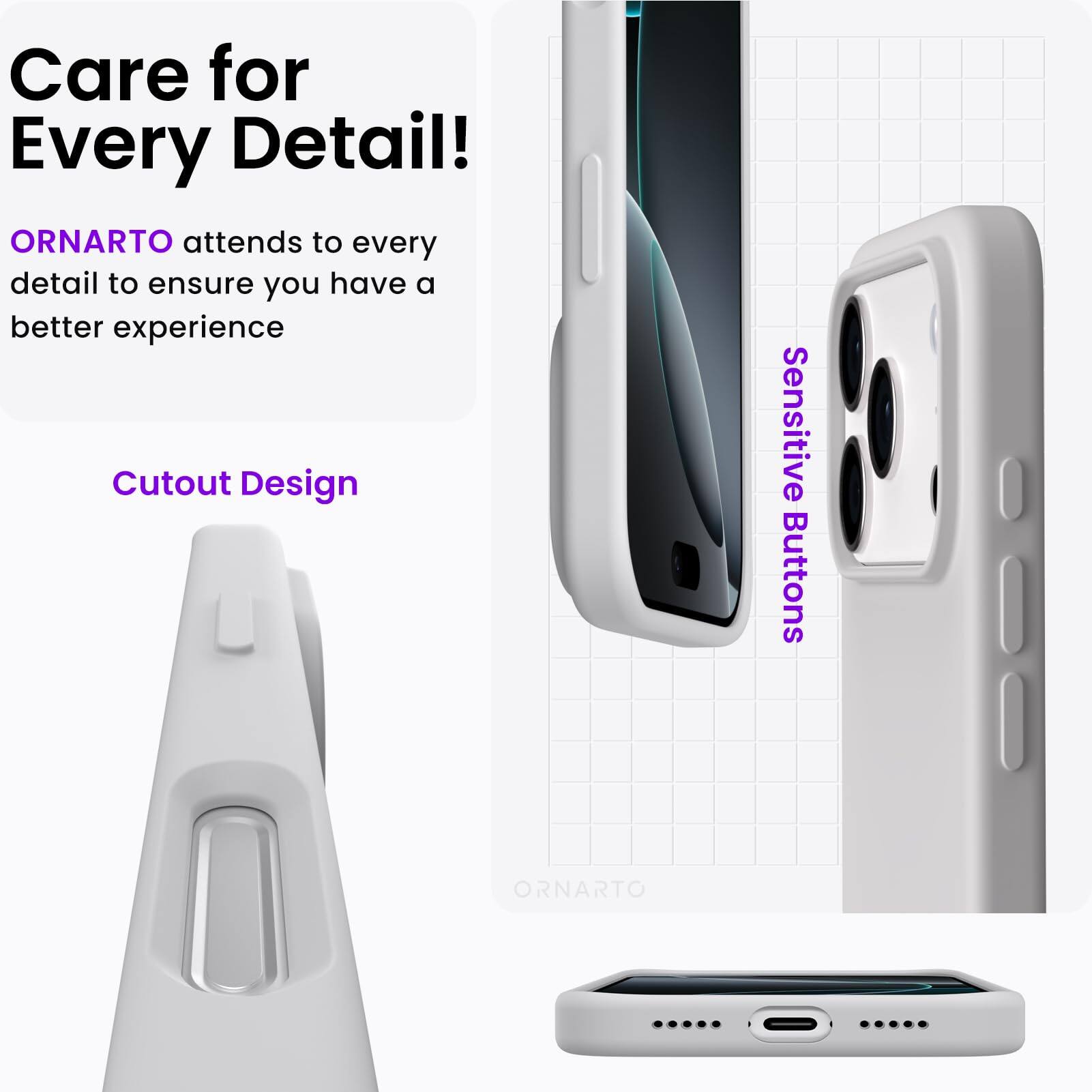 Care for Every Detail!

ORNARTO attends to every detail to ensure you have a better experience

Cutout Design

Sensitive Buttons