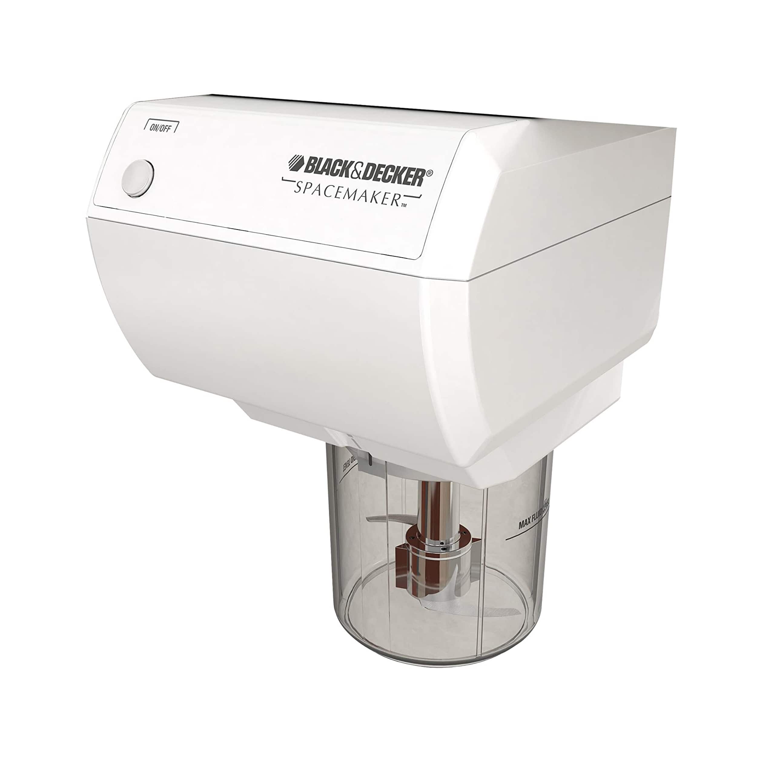 Black+Decker - Black & Decker CG800W Spacemaker Mini UTC Food Processor and Coffee Grinder - White