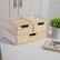 Alt View 11. Martha Stewart - Weston Set of 3 Paulownia Wood Storage Boxes with Pullout Drawers - Light Natural.