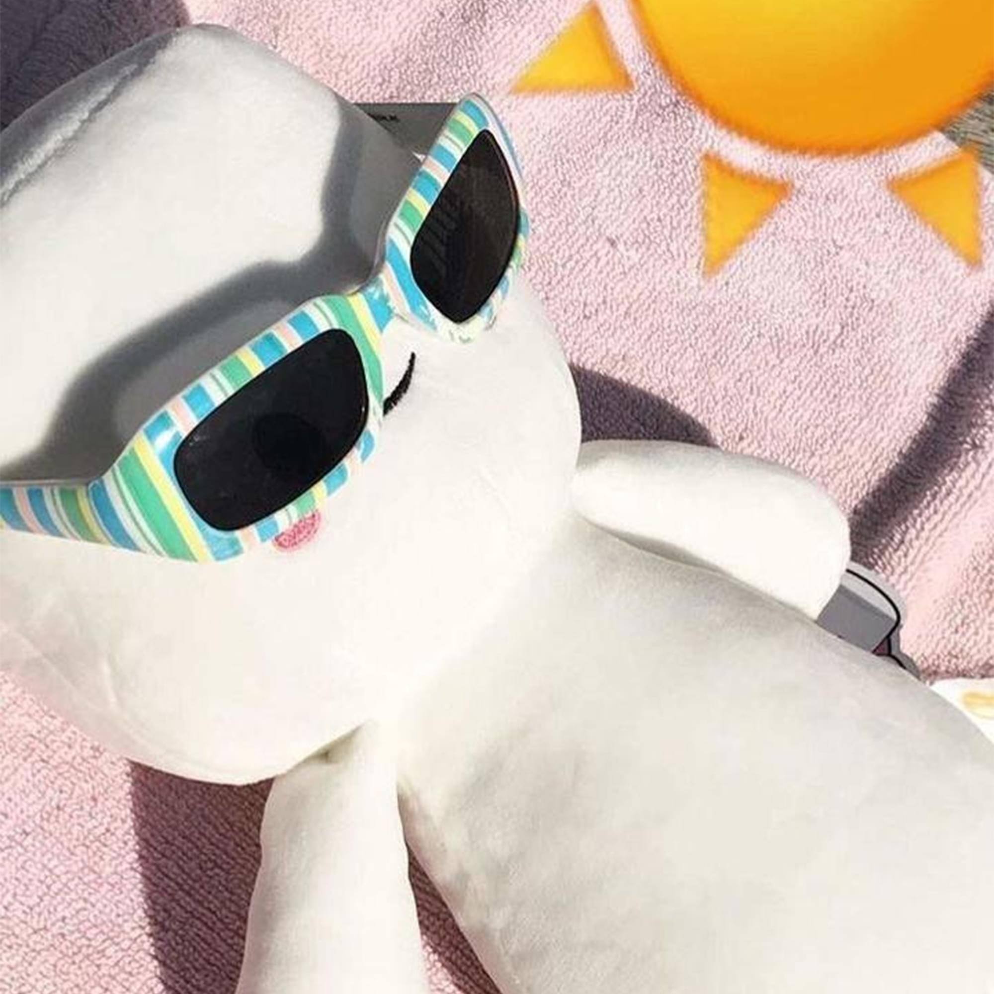 Alt View 2. Golden Bell Studios - Marshfellows 10 Inch Plush - White.