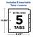 Includes 5 Insertable Tabs + Inserts
EXTRA WIDE
5 TABS
11.25" x 9.25"
