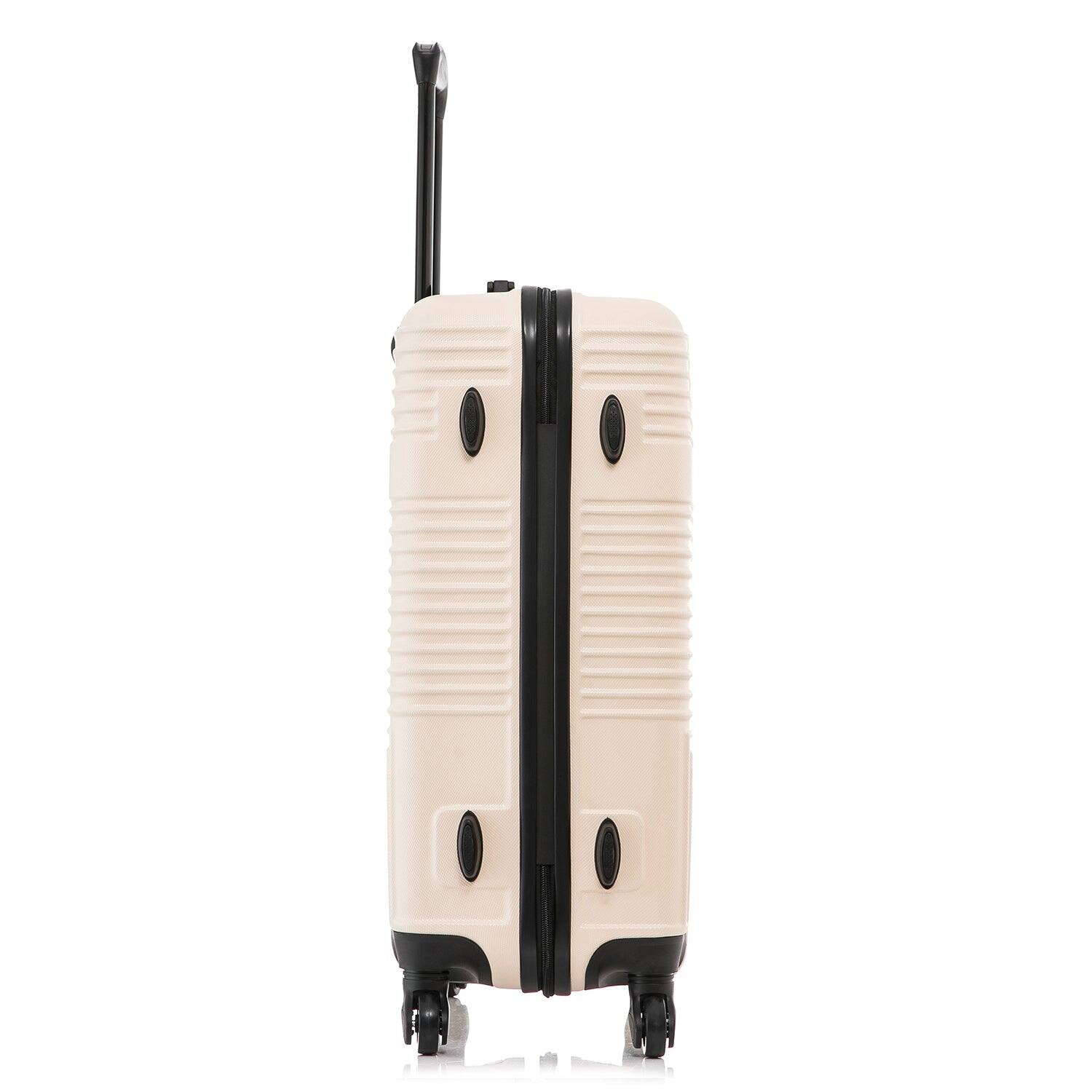Alt View 3. InUSA - Resilience Lightweight Hardside Spinner Luggage 24" - Sand.