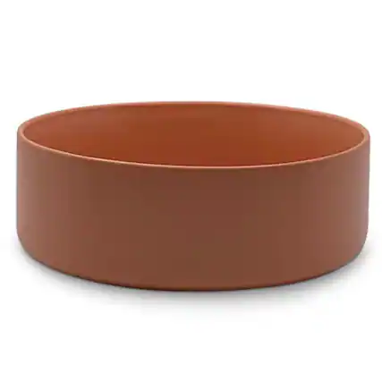 Front. Zulay Kitchen - Zulay Kitchen Rim Bowl - Set of 4 - Terracotta.