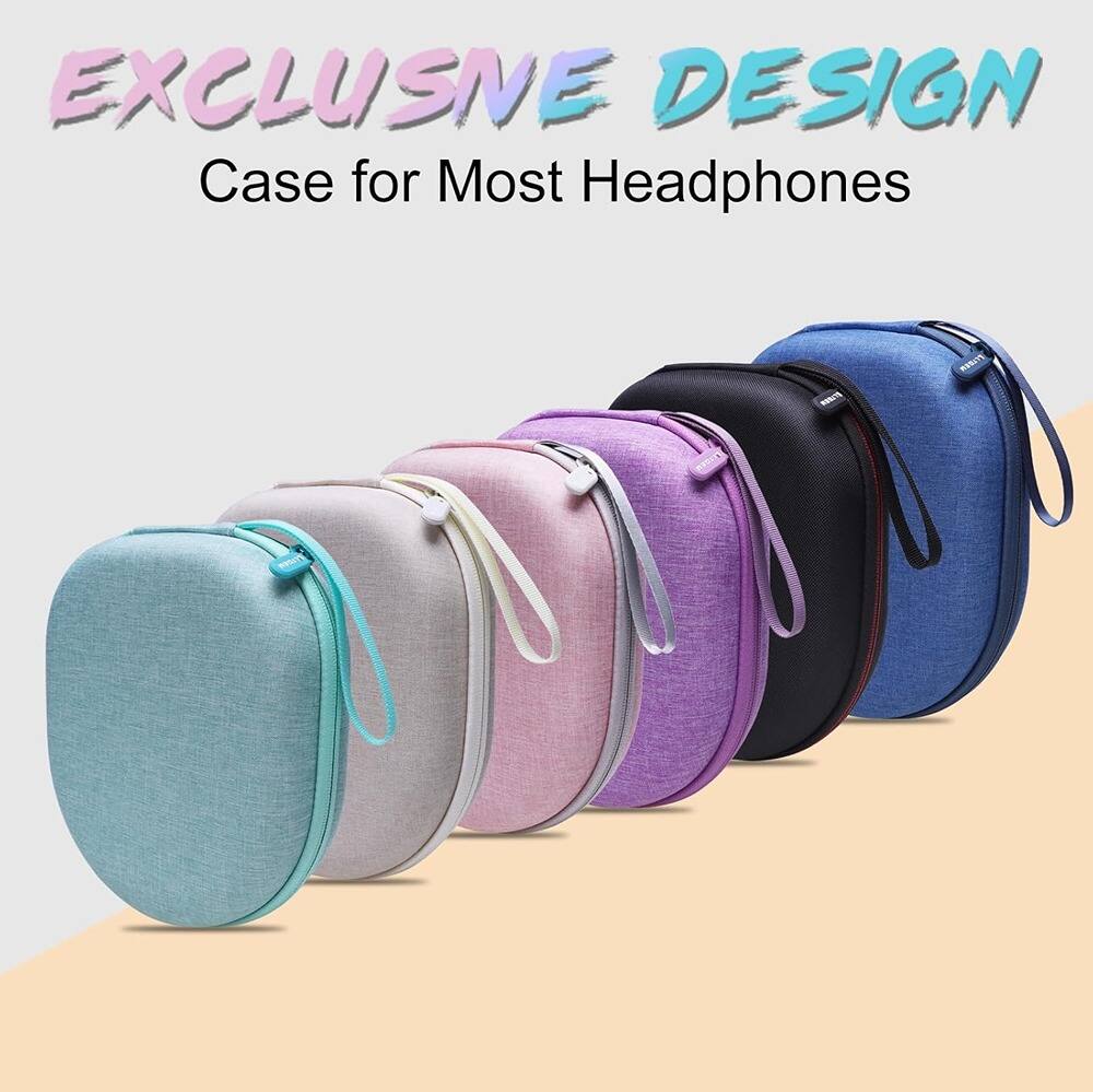 ACJPR - Headphone Headset Case Compatible with Wireless On-Ear Headphones, Portable Protective Carrying Bag