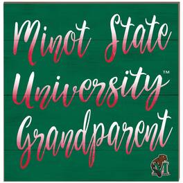 Jardine - Minot State Beavers 10'' x 10'' Grandparent Plaque - Green