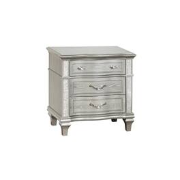 Best Quality Furniture - Classic Nightstand In Color - Silver