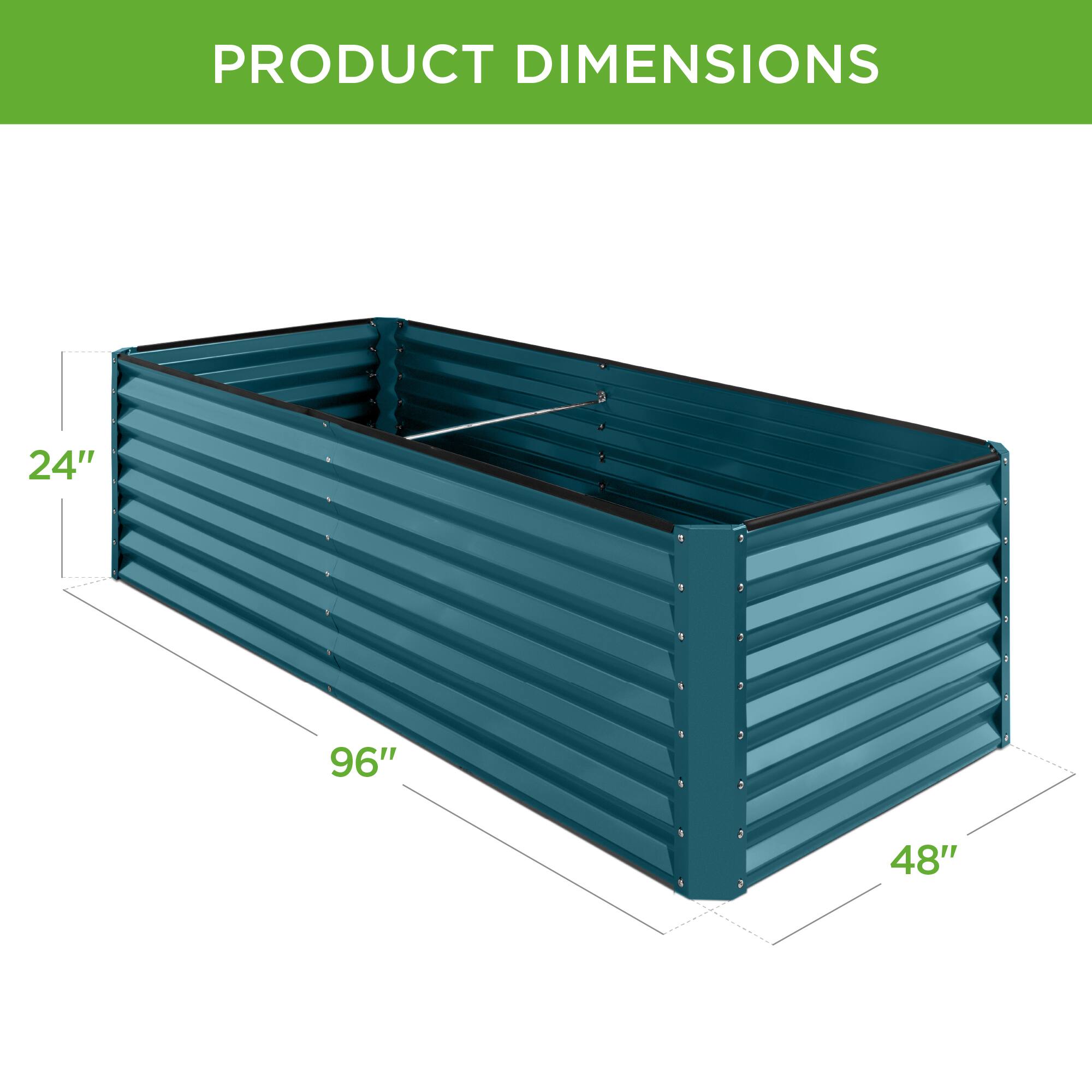 PRODUCT DIMENSIONS

24"  
96"  
48"