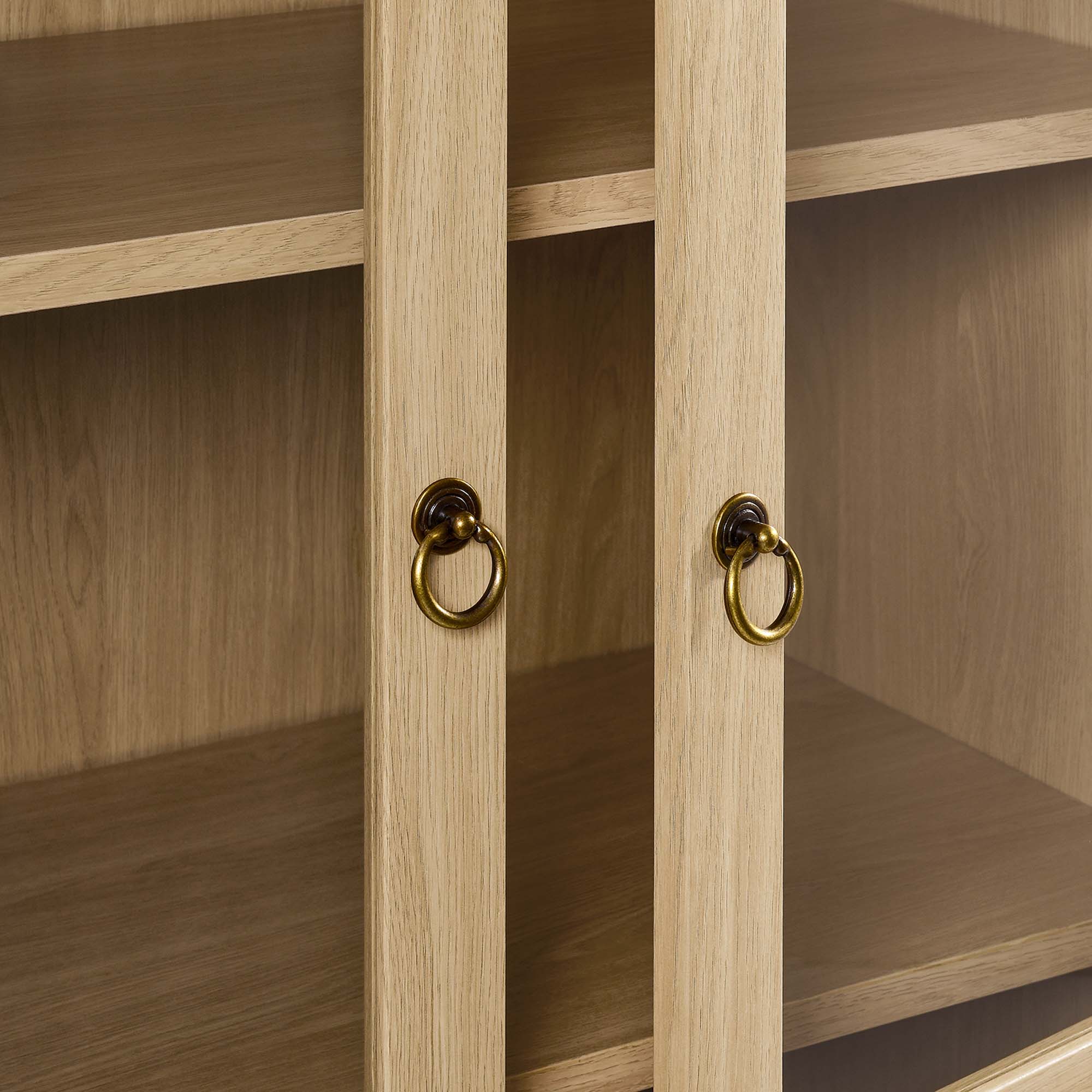 Alt View 5. Modway - Tessa Tall Arched Storage Display Cabinet by Modway - Oak.