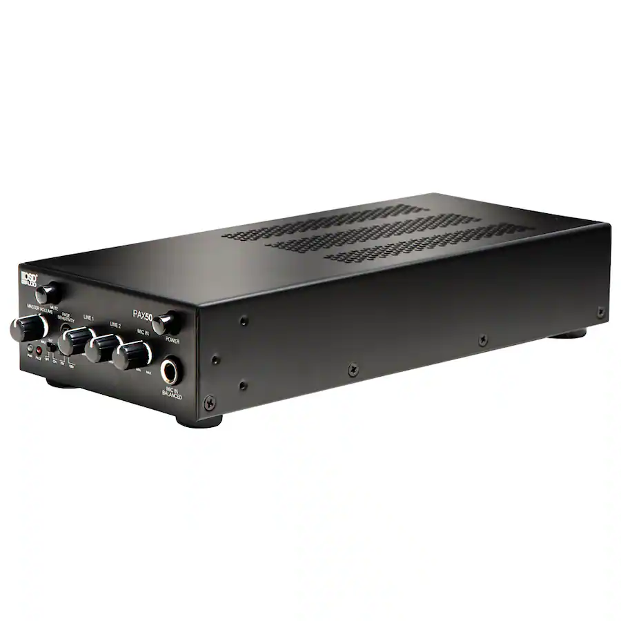 Audio Rack Handles OSD Audio PAX50 70V/100V Commercial Amplifier, 50W Class D, Quarter ...