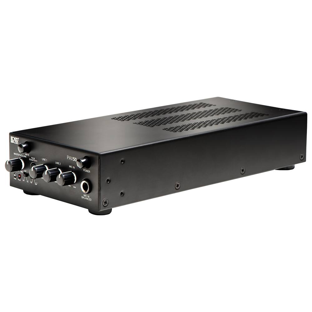 OSD Audio PAX50 70V/100V Commercial Amplifier, 50W Class D, Quarter ...