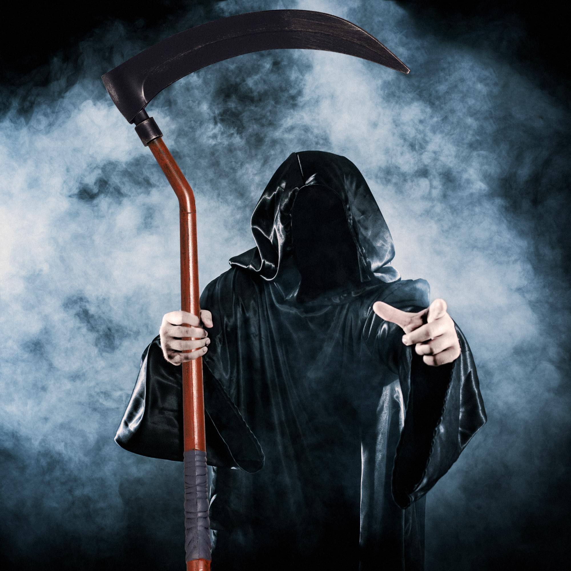 Alt View 1. Underwraps - Scythe 40 Inch Foam Adult Costume Accessory - Brown.