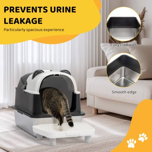 PREVENTS URINE LEAKAGE  
Particularly spacious experience  

Fully clad wall  
Smooth edge