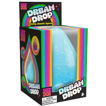 NEE DOH DRBAM DROP Dreamy, Smooth, Squeeze!
DOR N ORBAM Dor DRBAM DROP
NEE DOH +
WARNING: Small parts CHOKING HAZARD - Not for children under 3 years