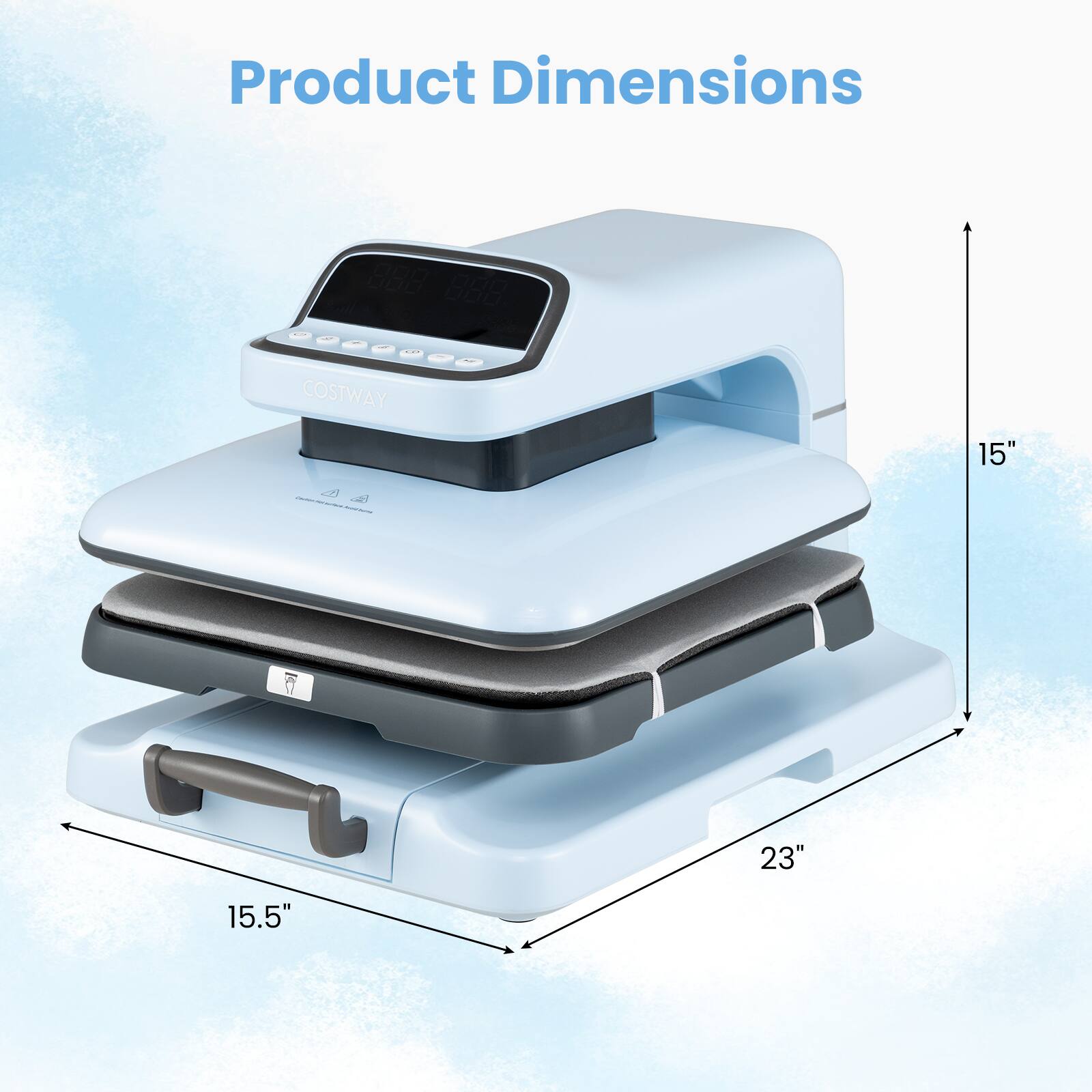 Product Dimensions: 15" x 23" x 15.5"
