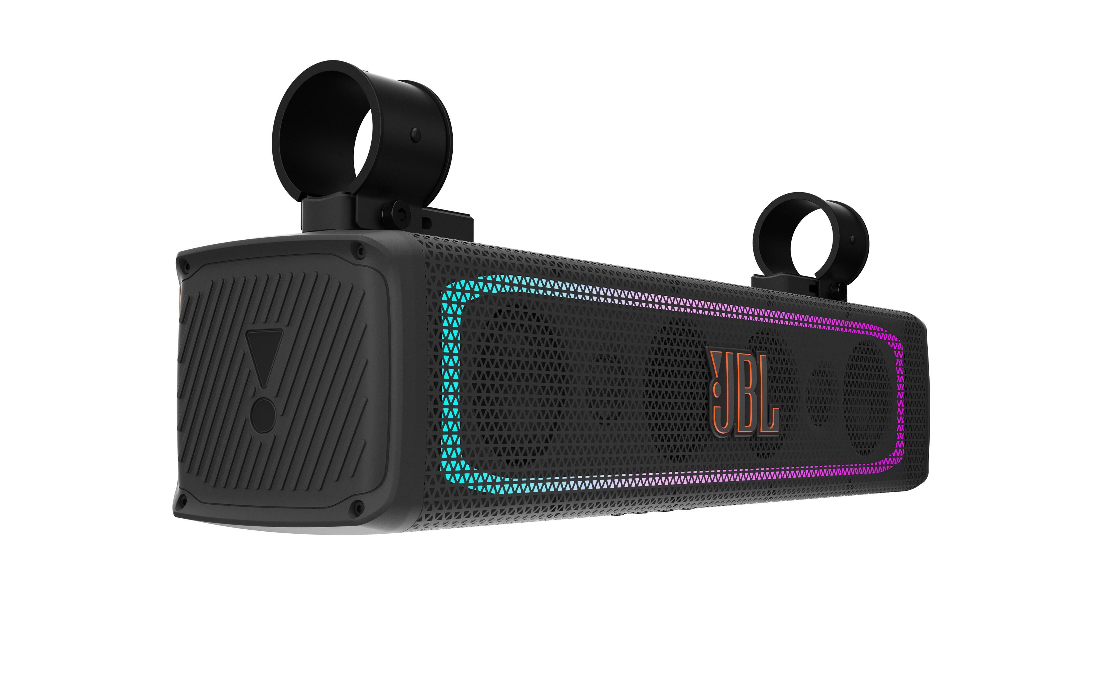 Left. JBL - Rallybar Wireless Powersports  21" 150W Soundbar - Black.