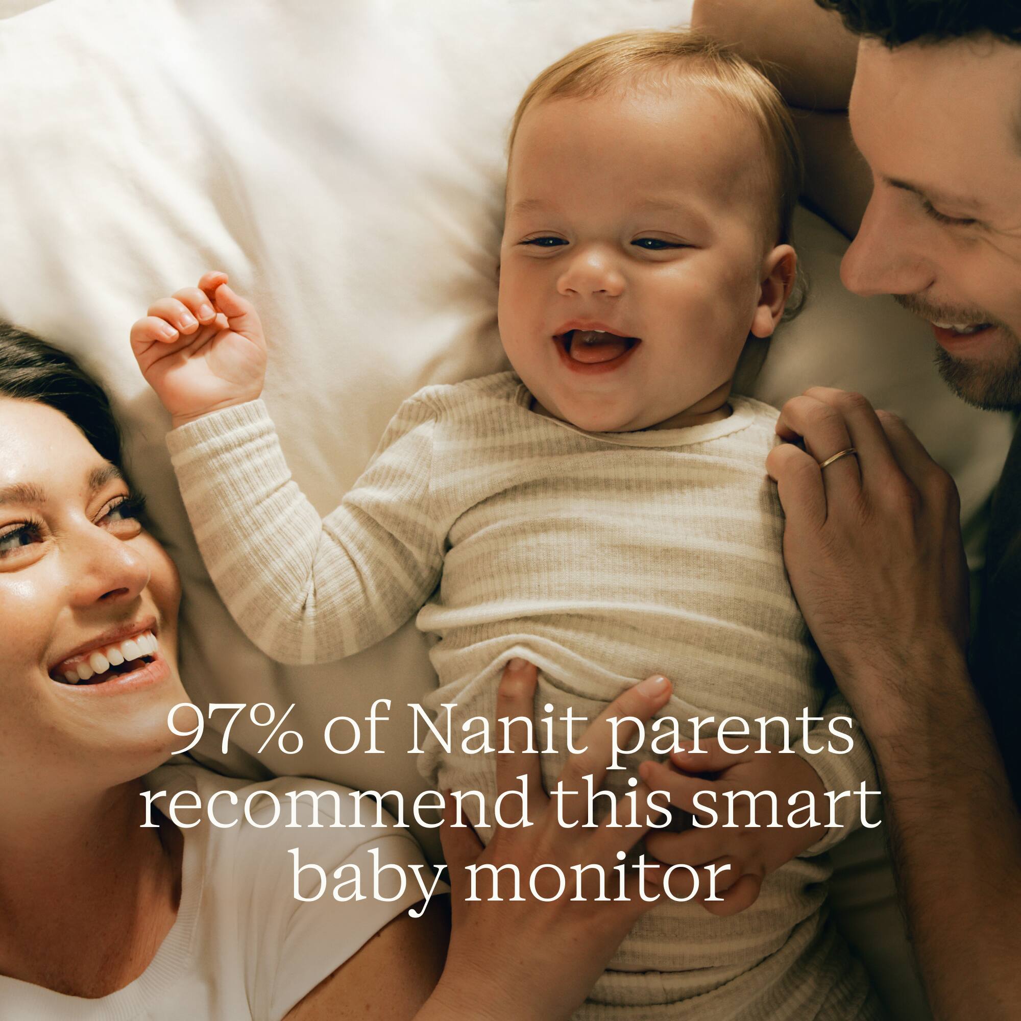 97% of Nanit parents recommend this smart baby monitor