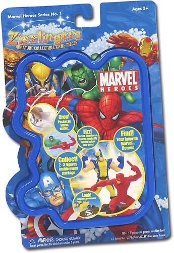 Front Standard. Zizzle - Marvel Heroes Zizzlingers Miniature Collectible Game Pieces.