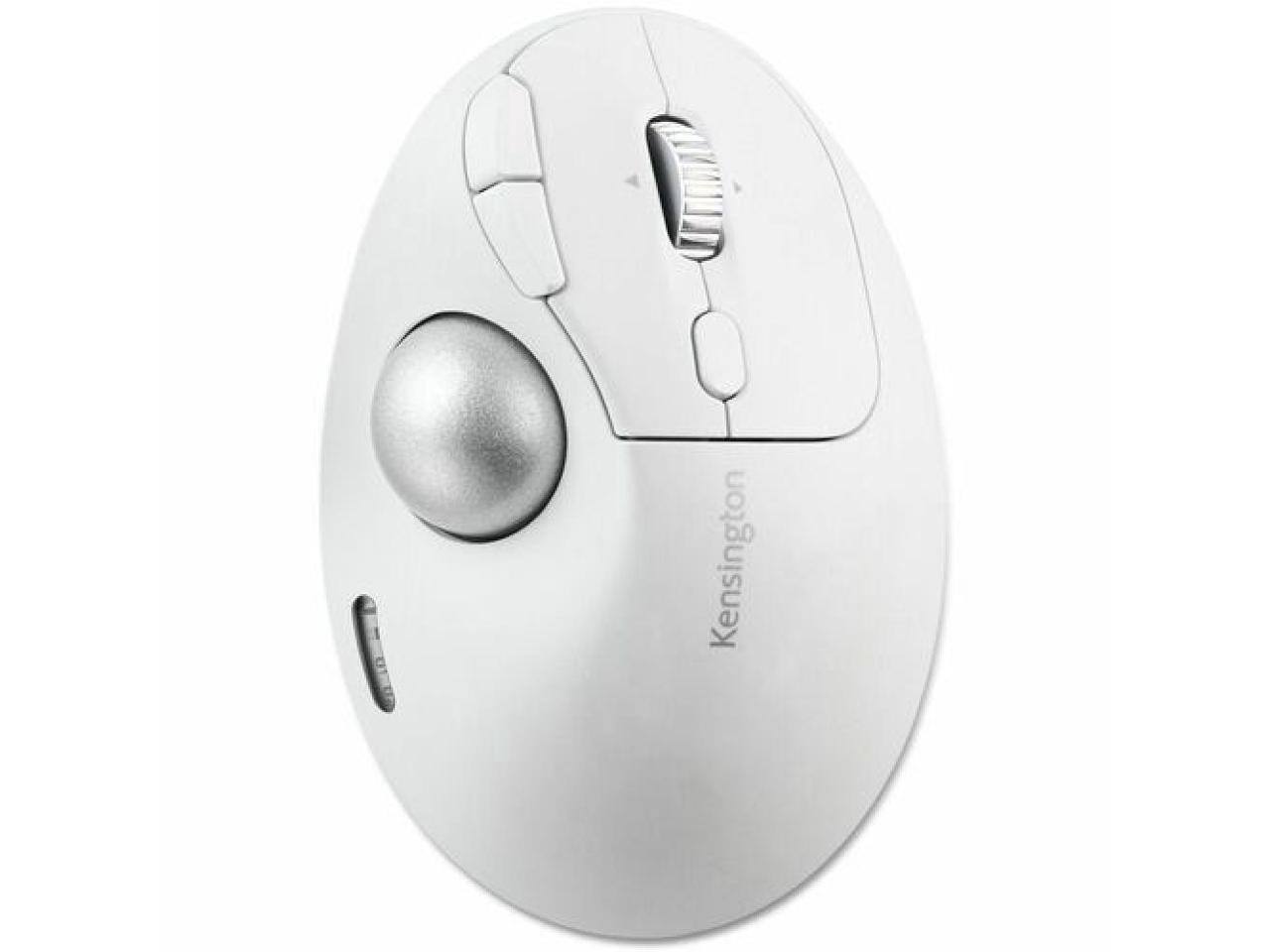 Alt View 7. Kensington - Kensington Pro Fit™ Ergo TB550 Trackball - Optical - Wireless - Bluetooth/Radio Frequency - 2.40 GHz - White.