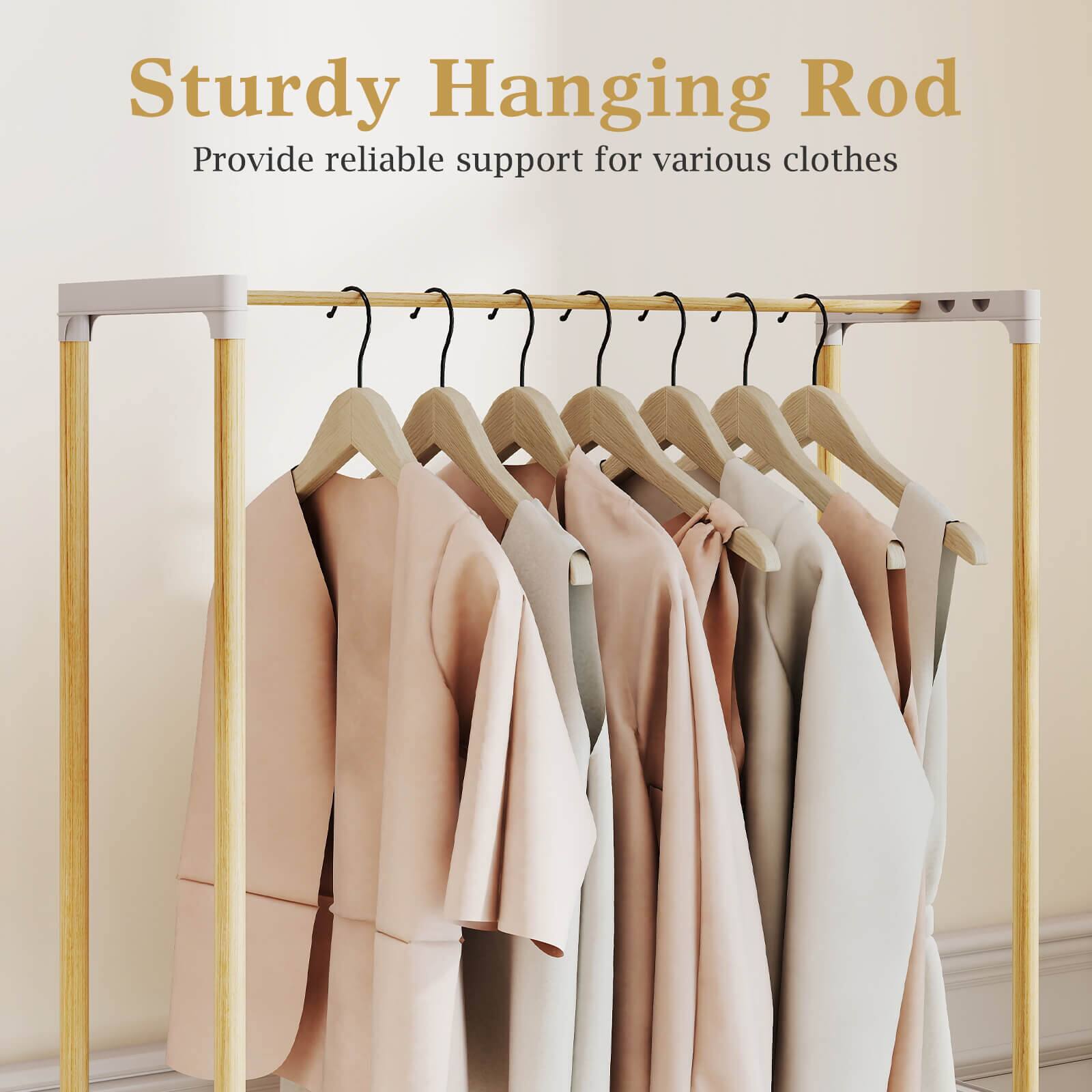 Sturdy Hanging Rod  
Provide reliable support for various clothes