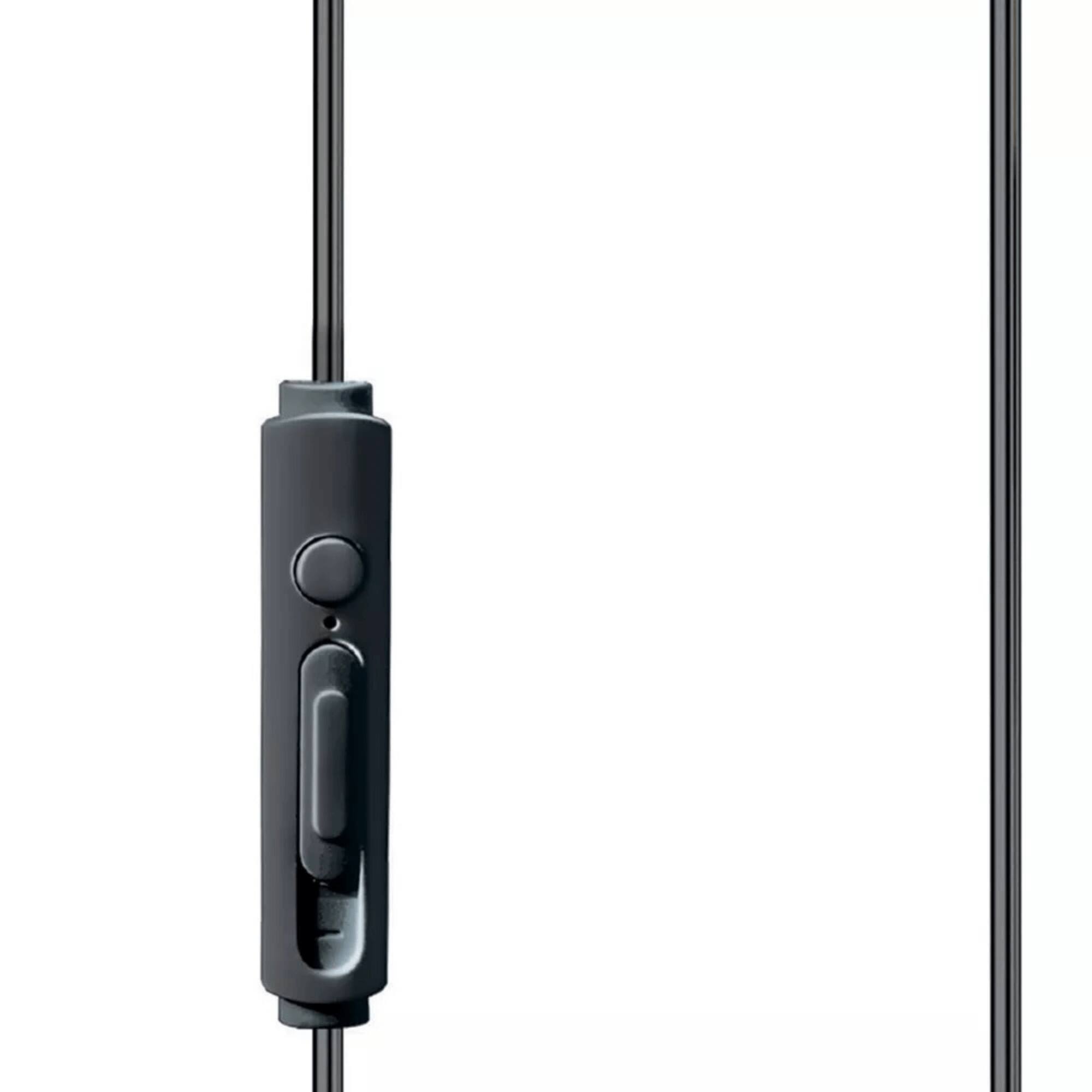 Alt View 3. Xyst - 3.5mm Stereo In-Ear Earbuds with Microphone - Black.