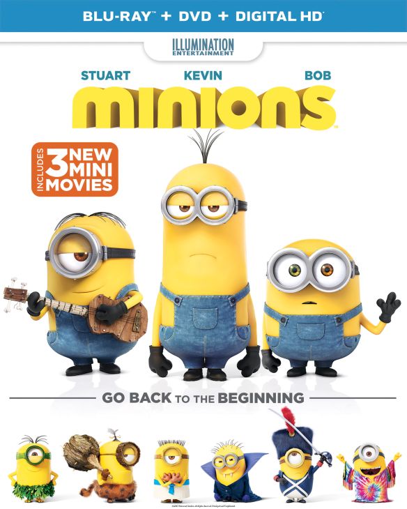  Minions [Includes Digital Copy] [Blu-ray/DVD] [2 Discs] [2015]