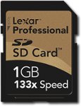 Front Standard. Lexar - High-Speed 1GB Secure Digital Memory Card.