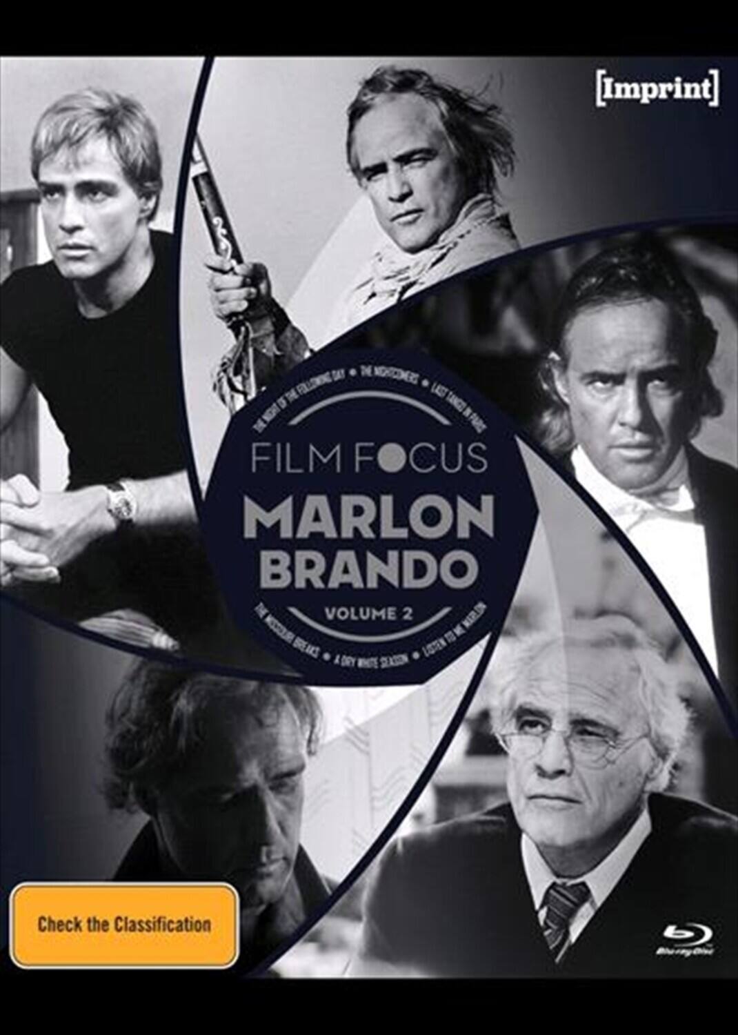 Front. Film Focus: Marlon Brando-Volume Two (1969-1989) - Limited All-Region/1080p Boxset   - BLU-RAY.