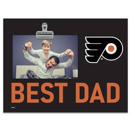 Fan Creations - Philadelphia Flyers 8" x 10.5" Briteline Best Dad Clip Frame - Multicolor
