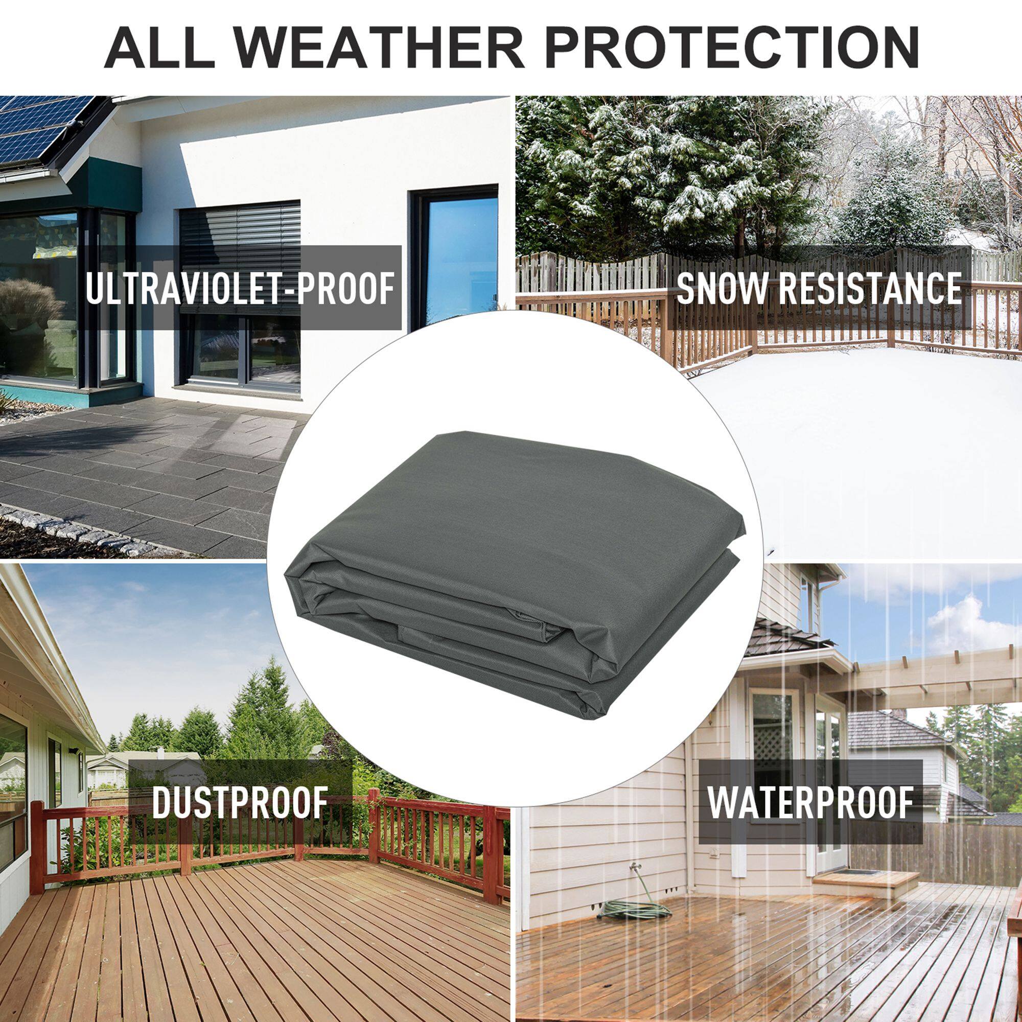 ALL WEATHER PROTECTION
ULTRAVIOLET-PROOF
SNOW RESISTANCE
DUSTPROOF
WATERPROOF
