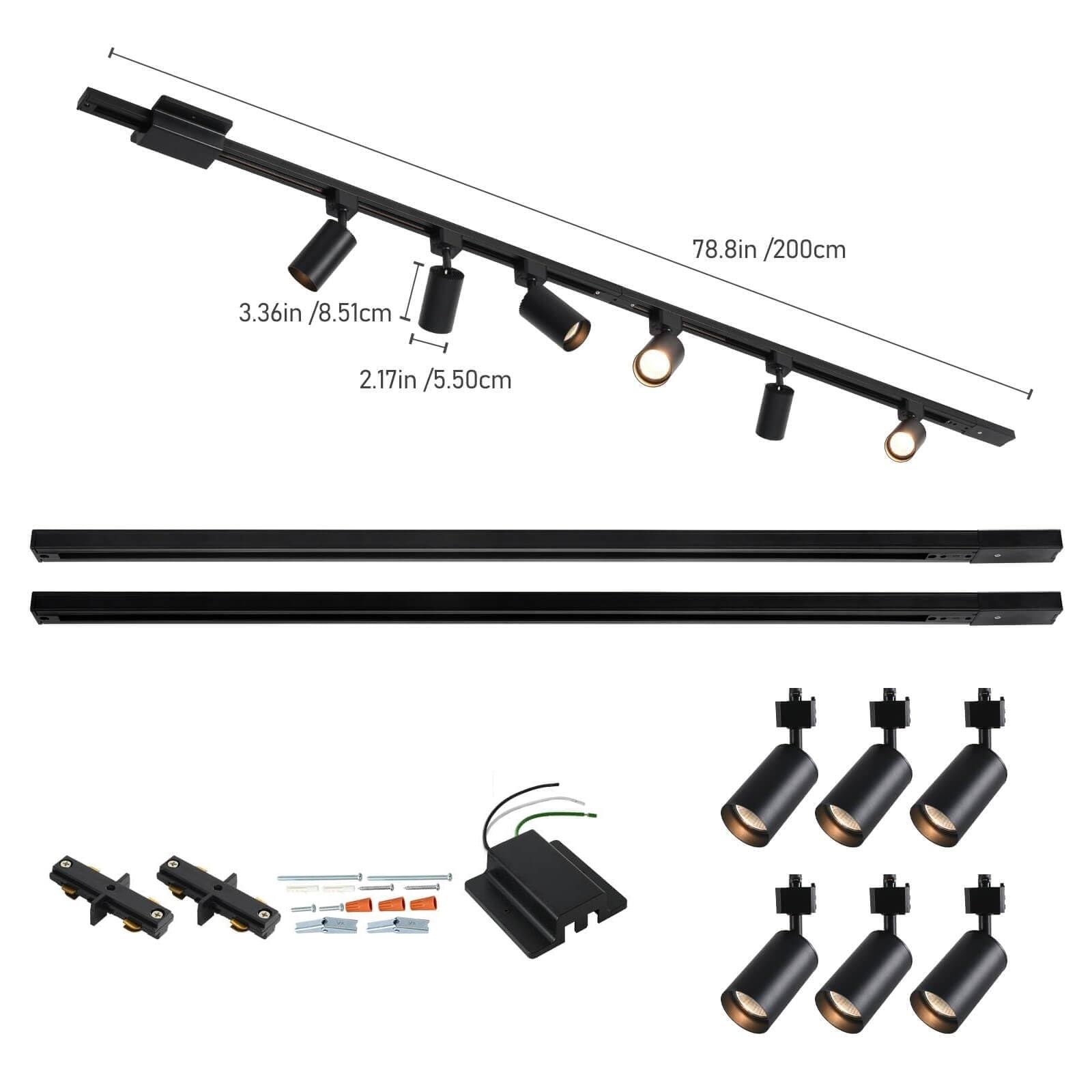 78.8in / 200cm  
3.36in / 8.51cm  
2.17in / 5.50cm