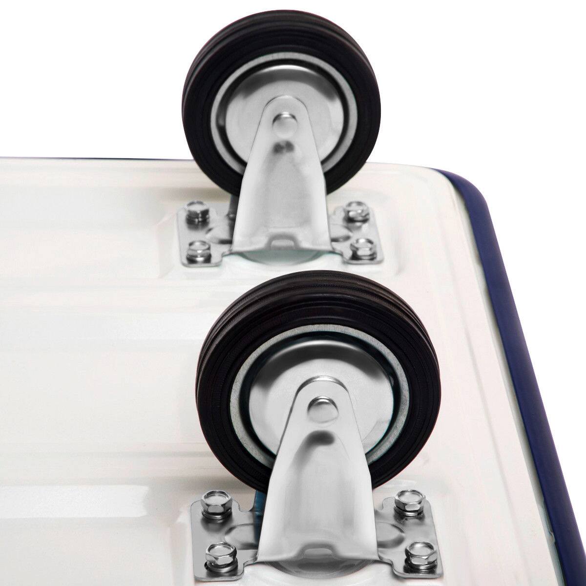 Alt View 18. Costway - 330lbs Platform Cart Dolly Foldable - Blue.