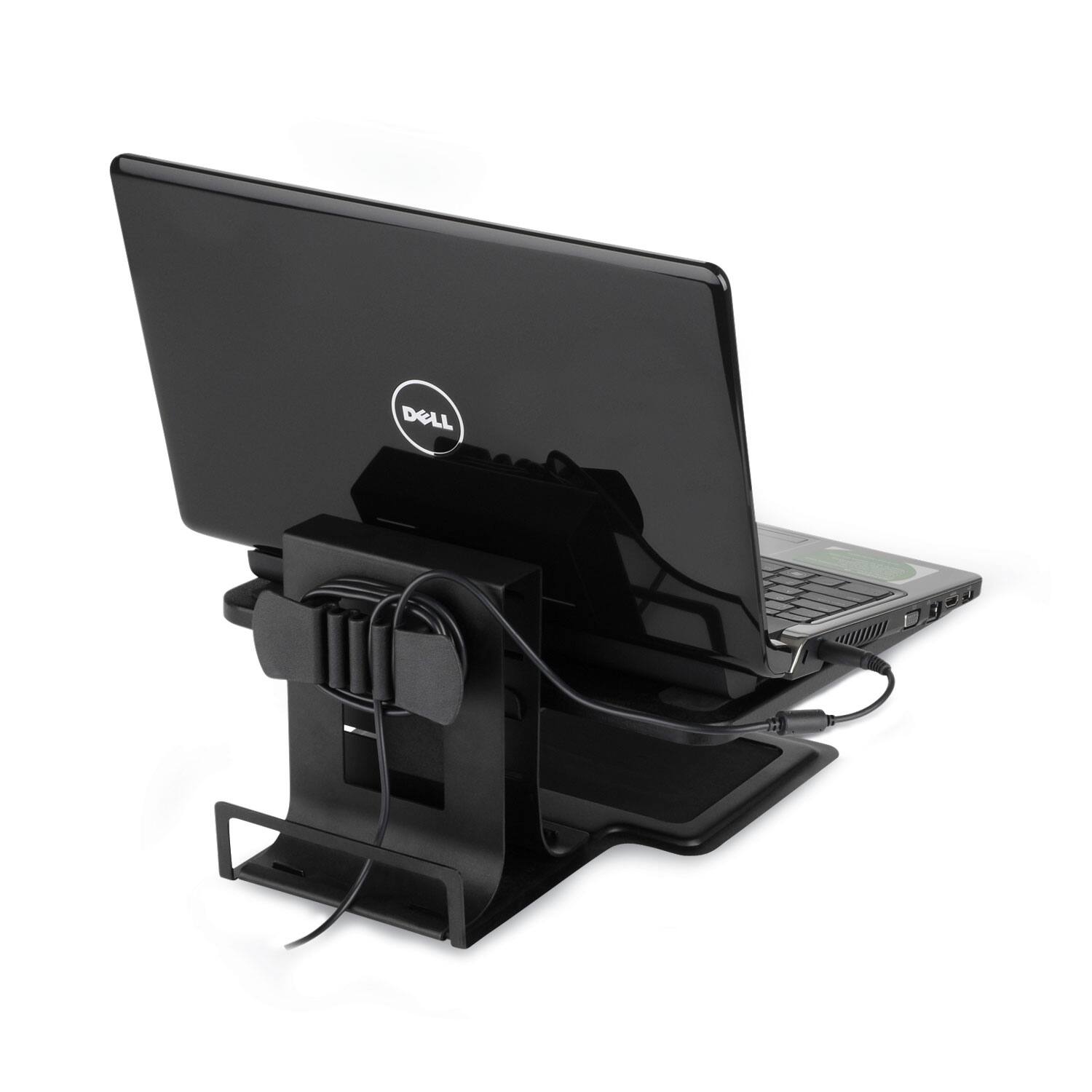 Alt View 2. Kensington - Kensington K60726WW 10 in. x 12.5 in. x 3 in. to 7 in. Adjustable Laptop Stand - Black - Black.