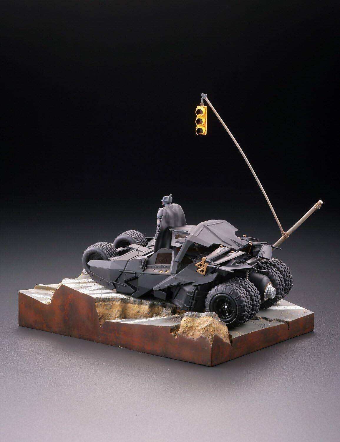 Alt View 3. PopMarket - Batman: Dark Knight Trilogy - Legacy of Revoltech - Batmobile Tumbler in Gotham City   - COLLECTIBLES - Multicolor.