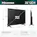 Hisense 32" QD4
W 28.5" D 3.1" H 18.6"
32 CLASS
W 24.7" D 7.2"
VESA Wall Mount Size 100x100 mm (M6)
Product Weight
With stand: 7.7 lbs
Without stand: 7.5 lbs