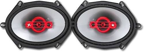 Front Standard. Sony - 5" x 7" 4-Way Car Speakers with Polypropylene Cones (Pair).