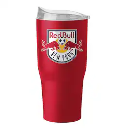 Logo Brands - New York Bulls 30oz. Powder Coat Tumbler - Red