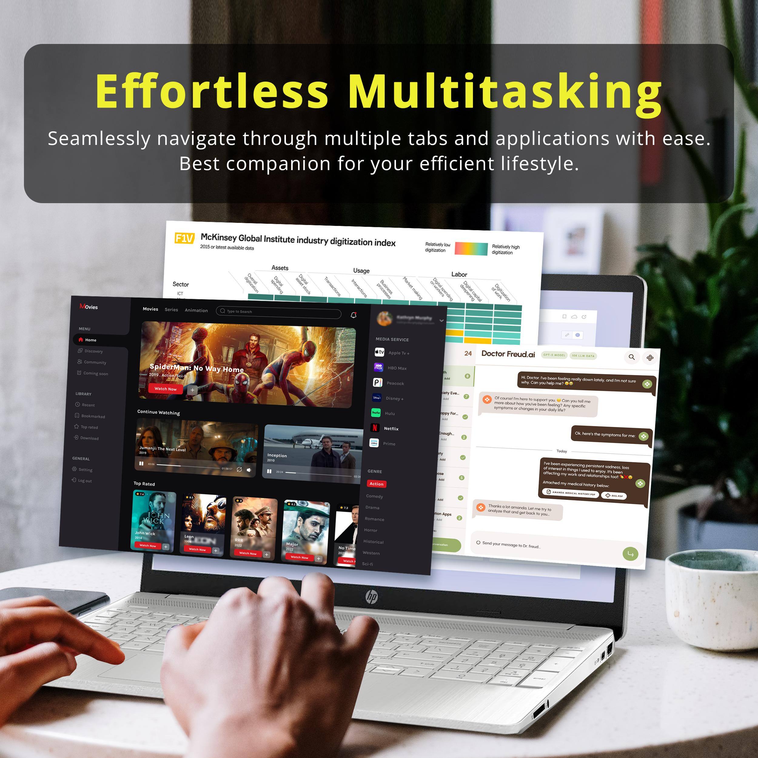 Effortless Multitasking  
Seamlessly navigate through multiple tabs and applications with ease.  
Best companion for your efficient lifestyle.  

FIV McKinsey Global Institute industry digitization index  
Sector | Aimtion | Amseets Usage | Labor | semuea Poy cemmunity seming | Ptitaler pidertan No Wlay Home | Cm wstching | fronay | 24 Doctor Freuda | SENSIAL teig | Comotty | hmatcs